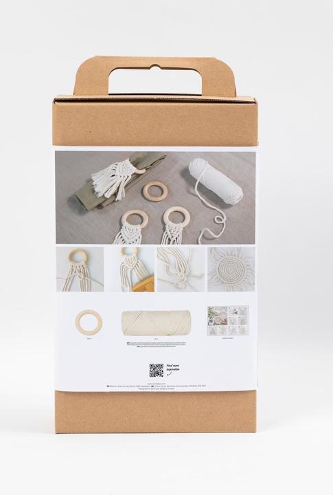 Produktbild Creativ Company DIY Kit - Craft Kit Macramé - Table Decorations (977624)