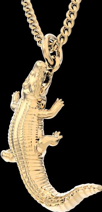 Produktbild MTM Crocodile (Messing, 18k Gold)
