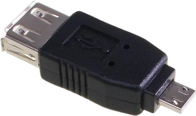 Produktbild InLine Micro-USB Adapter Micro-A Stecker an USB-A Buchse (USB-A, USB 2.0)