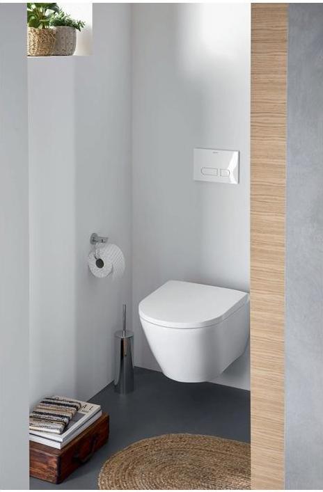 Actual product image Duravit Brush set D-CODE floor standing chrome