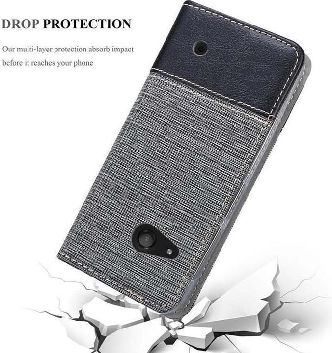 Produktbild Cadorabo Book Jeans Optik Cover (Microsoft Lumia 550)