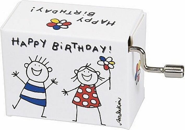Fridolin Spieluhr Junge & Mädchen "Happy Birthday"