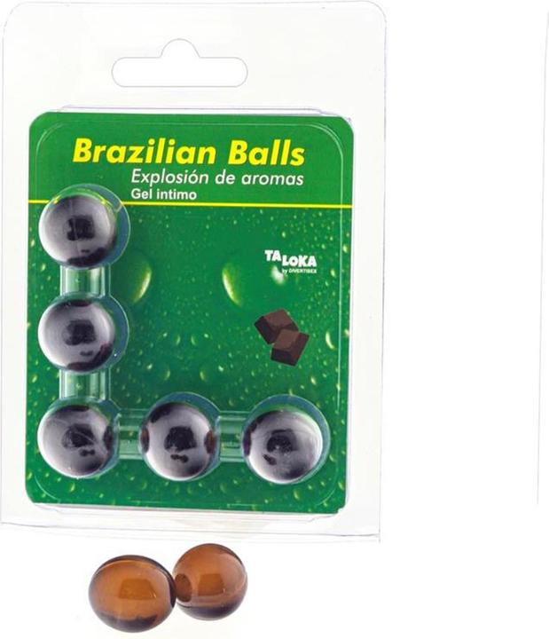 Produktbild Taloka 5 Brasilianische Kugeln Schokolade Intimgel