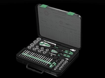 Actual product image Wera 8100 SA/SC 2 Zyklop Speed Ratchet Set (15 mm, 7 mm, 6 mm, 8 mm, 4 mm, 5 mm, 23 mm, 18 mm, 22 mm, 13 mm, 12 mm, 10 mm, 14 mm, 16 mm, 24 mm, 21 mm, 19 mm, 20 mm, 11 mm, 9 mm, 17 mm)