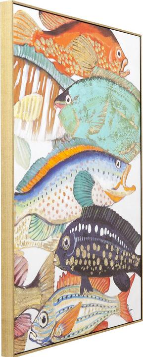 Image du produit Kare Design Tableau Touched Fish Meeting Two 100x70cm (70 x 100 cm)