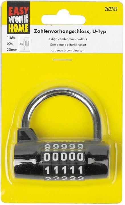 Image du produit Easy Work Cadenas à combinaison
