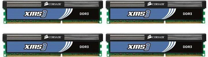 Produktbild Corsair Xms3 (4 x 4GB, 1333 MHz, DDR3-RAM, DIMM)