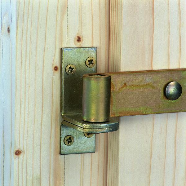 Productafbeelding GAH Klem DI op plaat 10x10mm galvanisch geel verzinkt (Klem, 10 Pcs.)
