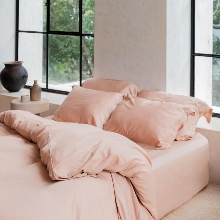 Produktbild Coco & Cici Tencel Bettbezug + Kissenbezug (Bettwäsche Set, 240 x 220 cm, 60 x 70 cm)