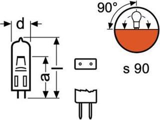Actual product image Osram Projection Lamp (250 W, G6.35)