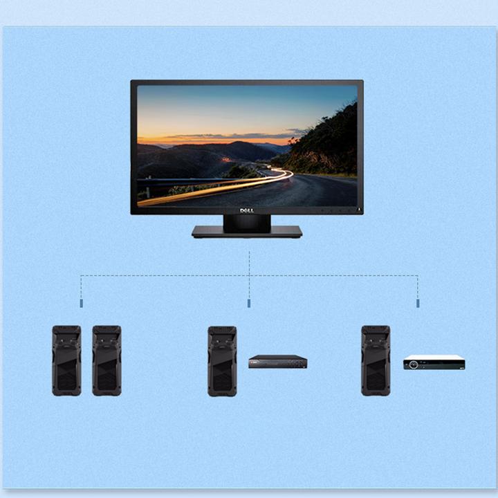 Produktbild Ugreen 30357 KVM Switch Box 2-port VGA Video Adapter 2 in 1 (black)