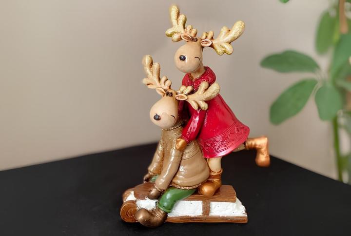 Actual product image Hanah Home Funny Deers XMAS