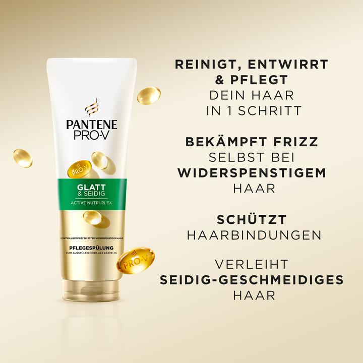 Produktbild Pantene Pro-V Active Nutri-Plex Glatt & Seidig Spülung (350 ml)