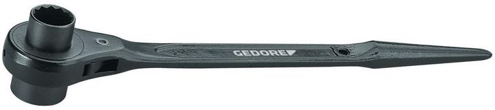 Actual product image Gedore 29 19X24 Steel construction ratchet, double hexagon 19x24 mm