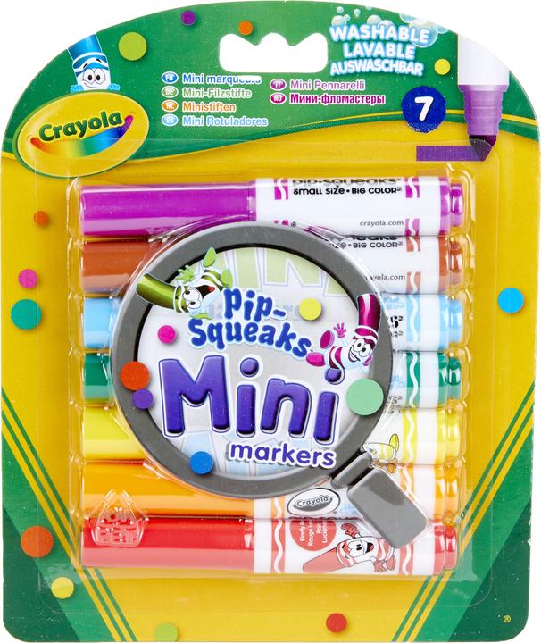 Immagine prodotto Crayola Mini pennarelli lavabili, 7 pezzi. (multicolore, 7 x)