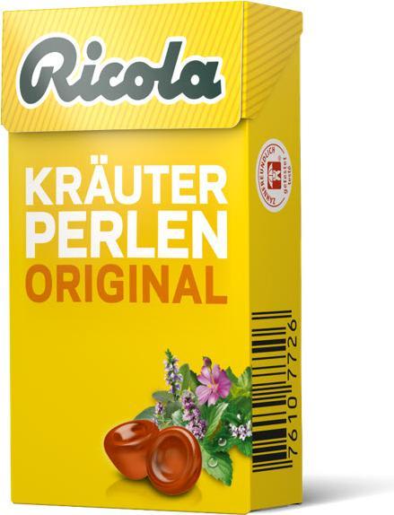 Produktbild Ricola Kräuter Perlen Original Bonbon ohne Zucker (1 Stk., 25 g)