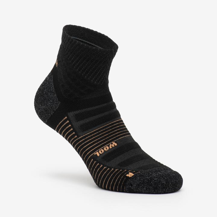 Immagine prodotto Quechua Wandersocken halbhoch 2 Paar - Hike 900 schwarz (43, 46)