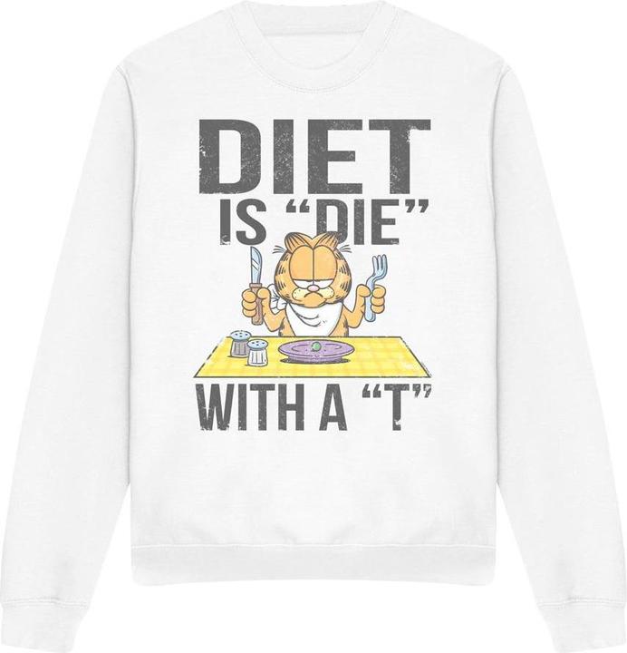 Immagine prodotto Garfield Diet Is Die With a T Felpa Adulto Unisex (L)