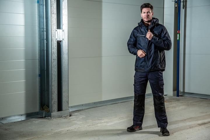Image du produit Projob Veste de pluie imperméable au vent et à l'eau avec éléments contrastés (L)