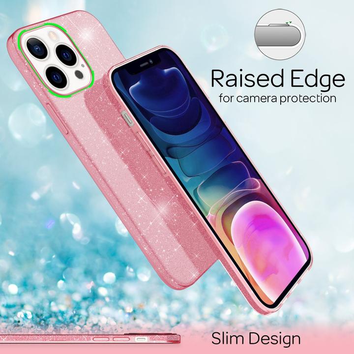 Produktbild Nalia Glitzer Handyhülle (Apple iPhone 13 Pro Max)