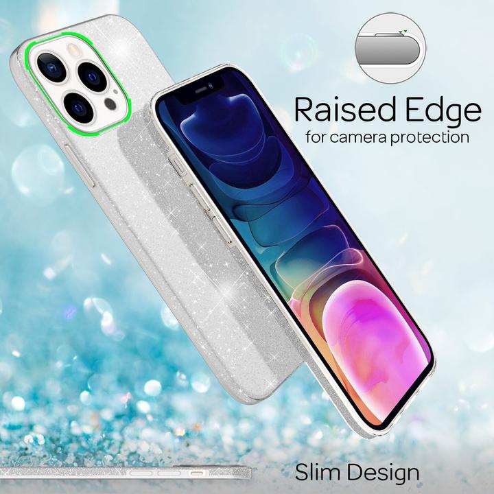 Produktbild Nalia Glitzer Handyhülle (Apple iPhone 13 Pro Max)