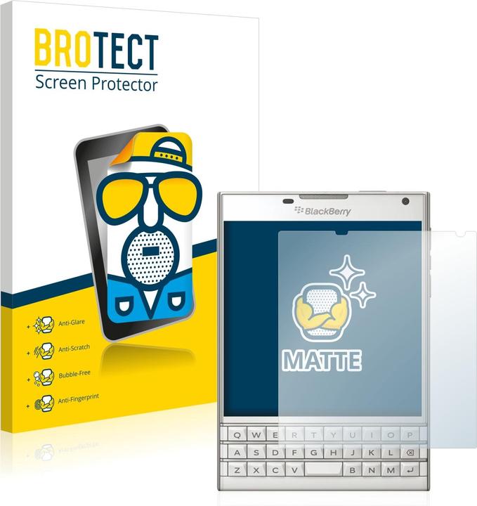 Produktbild BROTECT Entspiegelungsfolie Displayschutz Displayschutzfolie Folie Matt (2 Stück, Blackberry Passport)
