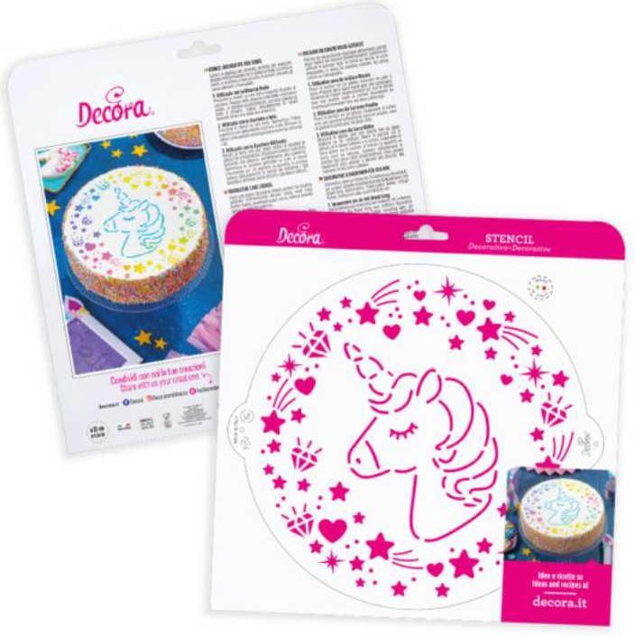 Immagine prodotto Decora Stencil Unicorno ø 25 cm