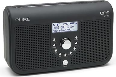Pure One Elite, tragbares Radio für DAB+/UKW, schwarz