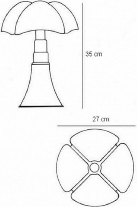 Actual product image Martinelli Mini Pipistrello (700 lm)