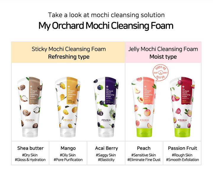 Actual product image Frudia My Orchard Mochi Cleansing Foam Mango (Foam, 120 ml)