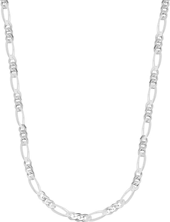 Candy Figaro-Halskette Aigle 3.4 mm, 925 Sterling Silber (925 Sterling Silber, 45 cm)