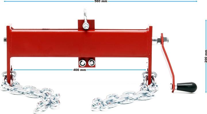 Produktbild XPOtool HD Positionierer Balancer 1800kg 1,8t Werkstattkran Seilzug Hebekran (490 mm)