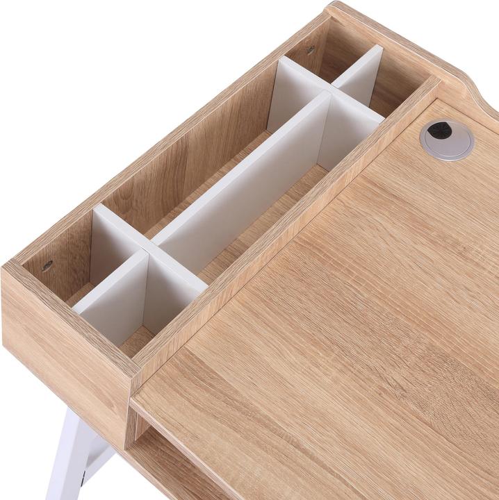 Produktbild Homcom Schreibtisch Trendiges Industrie-Design, Metallgestell mit pulverbeschichteter Oberfläche (100 x 55 x 81.5 cm)