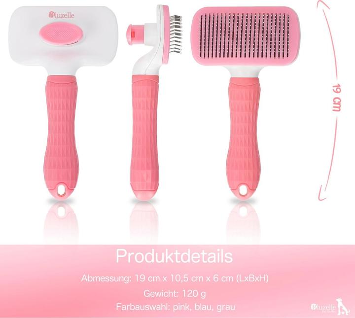 Image du produit Bluzelle Soin des animaux Brosse autonettoyante (Chat, Chien)