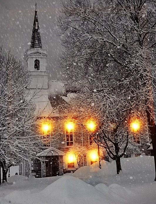 Produktbild GuGus Winterlandschaft Kirche (30 x 40 cm)