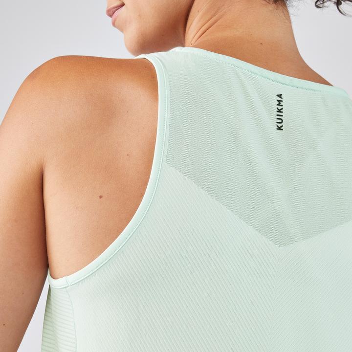 Actual product image Kuikma Damen Tennisshirt - TTK Light ärmellos hellgrün (L)