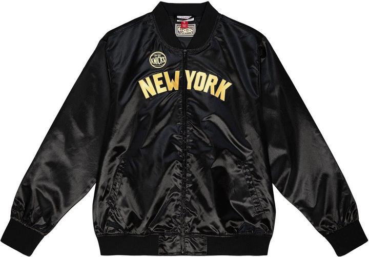 Mitchell & Ness M&N Big Face 4.0 Satin Jacke - NBA New York Knicks - L (L)
