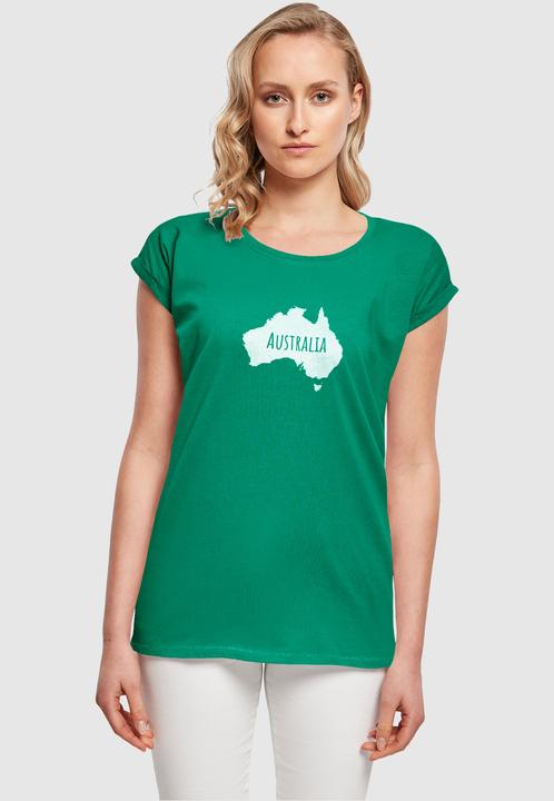 Actual product image Merchcode Ladies Australia X Extended Shoulder Tee - 116405 (M)