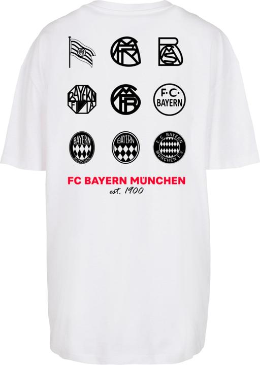 Immagine prodotto FC Bayern München Maglietta da donna Logo History Oversized Boyfriend Tee - 118307 (4XL)