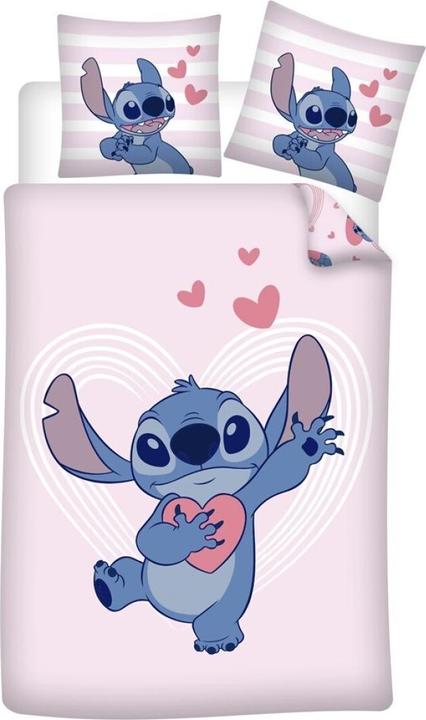 Image du produit Aymax DISNEY - Stitch Love -Parure de lit 140x200cm - '100% Coton'