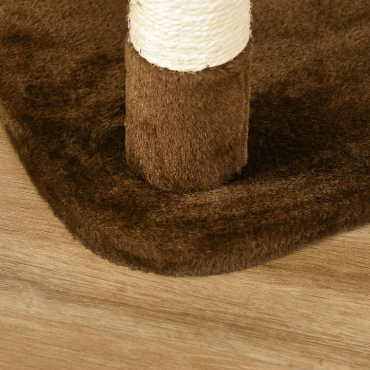 Produktbild PawHut Katzenbaum mit Sisalsäulen (153 cm, Kaffeebraun)