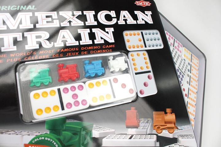 Produktbild Tactic Mexican Train Tin Box (Deutsch, Französisch, Italienisch, Englisch)