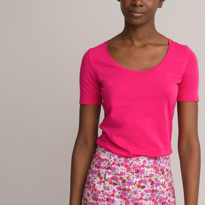 Immagine prodotto La Redoute Collections Maglietta con scollo rotondo (XS)