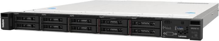 Produktbild Lenovo ThinkSystem SR250 V3, 2,6 GHz, E-2468, 32 GB, DDR5-SDRAM, 800 W, Rack (1U) (32 GB, Rack Server)