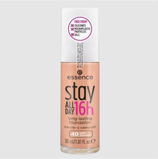 Actual product image essence Foundation Stay All Day 16h Long-Lasting 40 Soft Almond (40 Soft Almond)