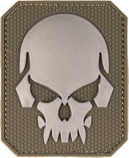 Actual product image Mil-tec Patch 3D Skull