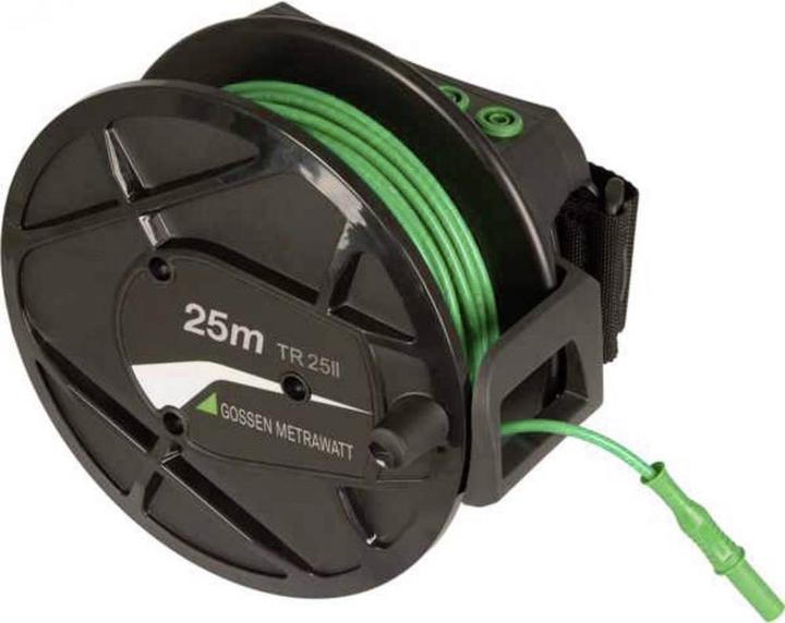 Gossen TR25 II tamburo per cavi a bassa impedenza e misura di terra 25m