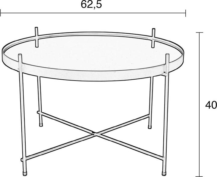 Actual product image Zuiver Cupid (Ø 62.5 x 40 cm)