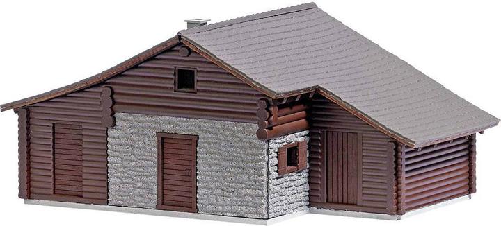 Produktbild Busch H0 Almhütte mit kleinen Stall