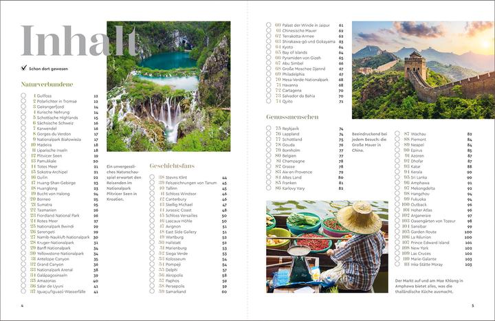 Produktbild VWK Bucket List f.Globetrotter (Deutsch, Kunth Verlag, 2024)